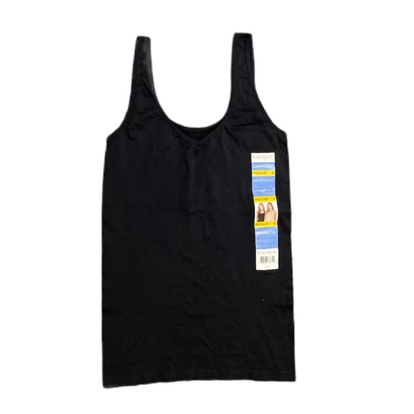 Ellen Tracy Tops - Ellen Tracy Women's Seamless Smooth Wide Strap Reversible Scoop/V-Neck Camisole